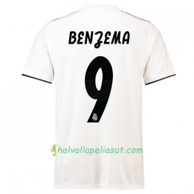 Jalkapallo Pelipaidat Real Madrid Benzema 9 Kotipaita 2018-2019 Lyhythihainen